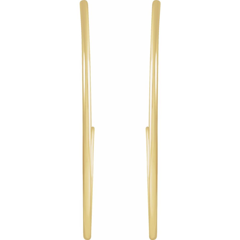 Gold Tone Hoop Earrings