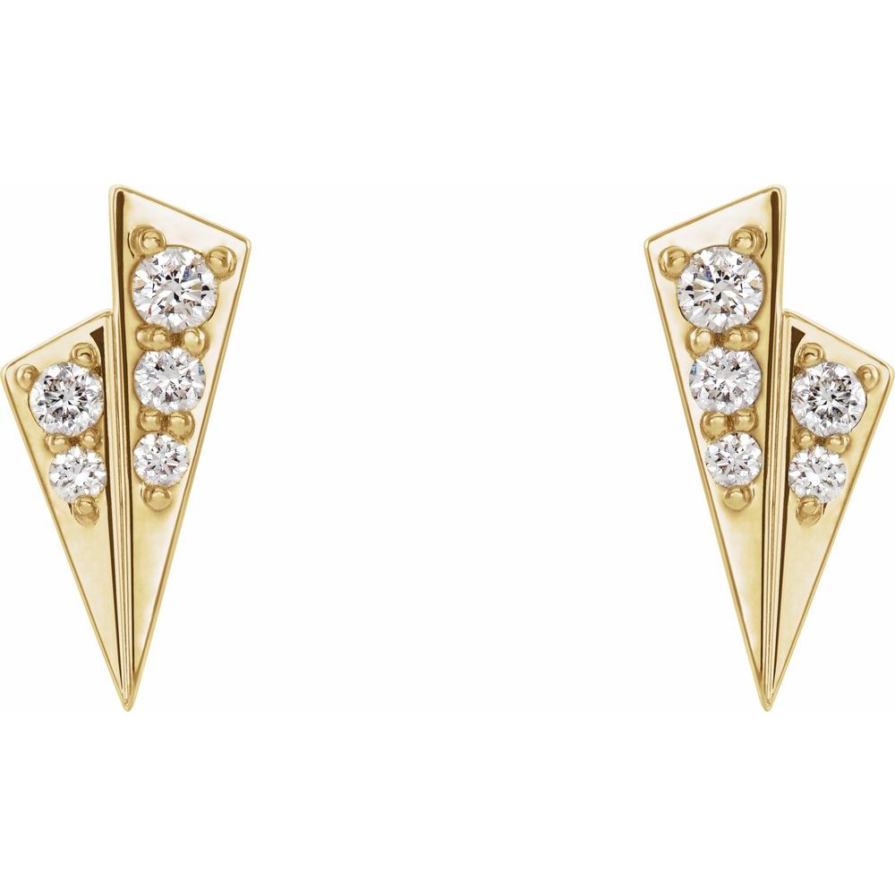 Fly a Kite Diamond Earrings