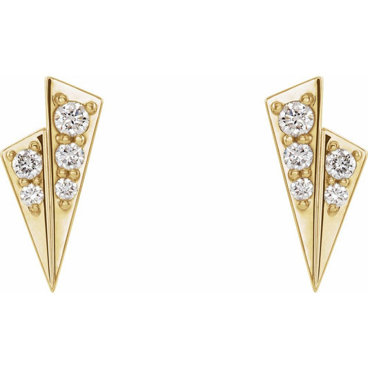 Fly a Kite Diamond Earrings