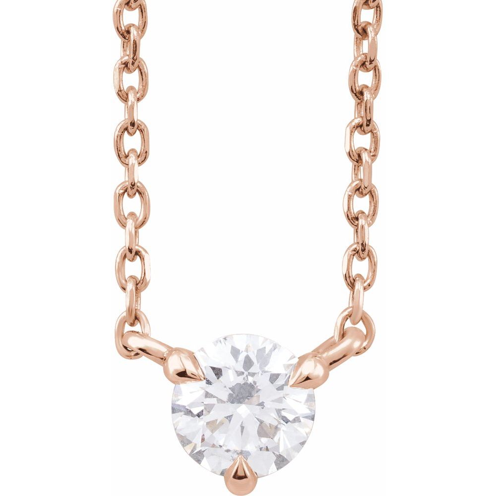 Diamond Solitaire Necklace