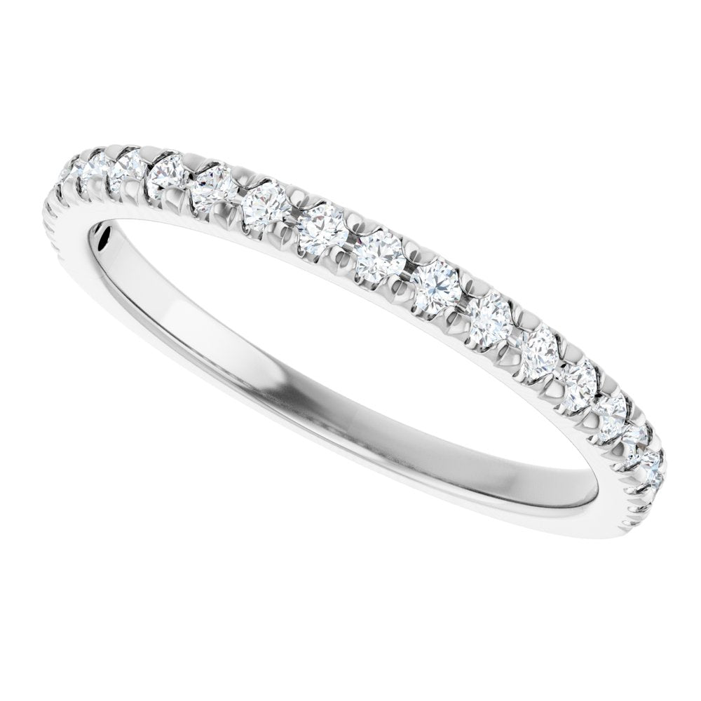 French Cut Diamond Stackable Band (petite)