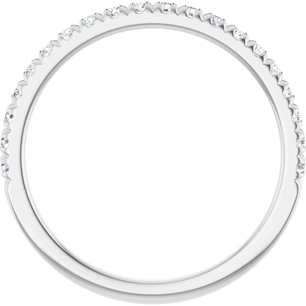 French Cut Diamond Stackable Band (petite)