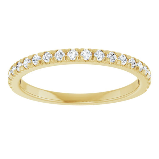 French Cut Diamond Stackable Band (petite)