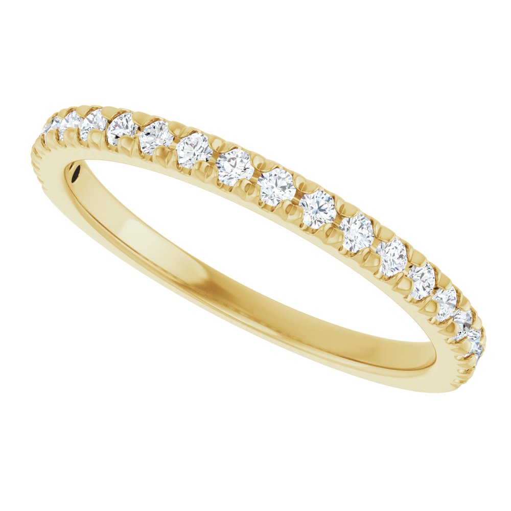 French Cut Diamond Stackable Band (petite)