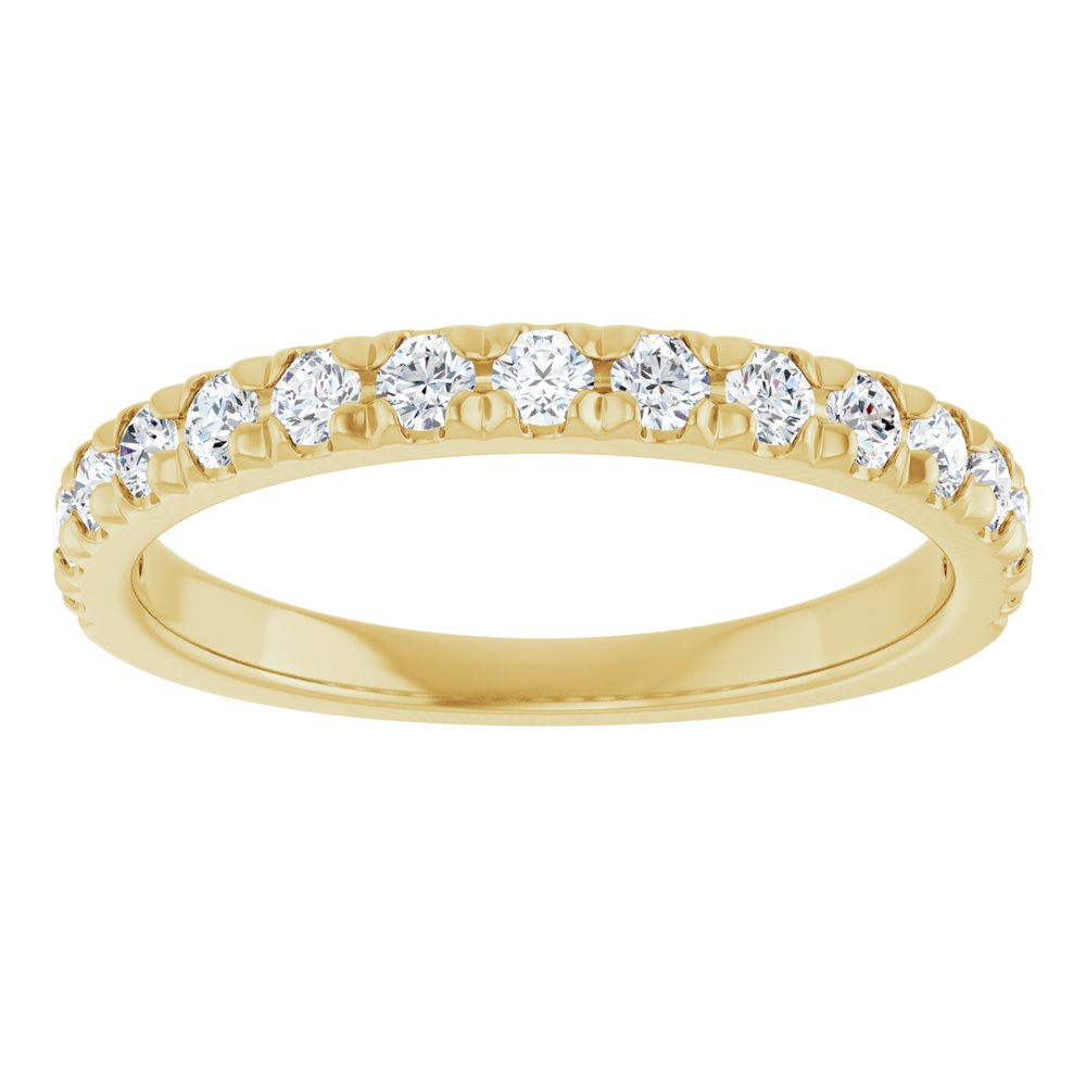 French Cut Diamond Stackable Band