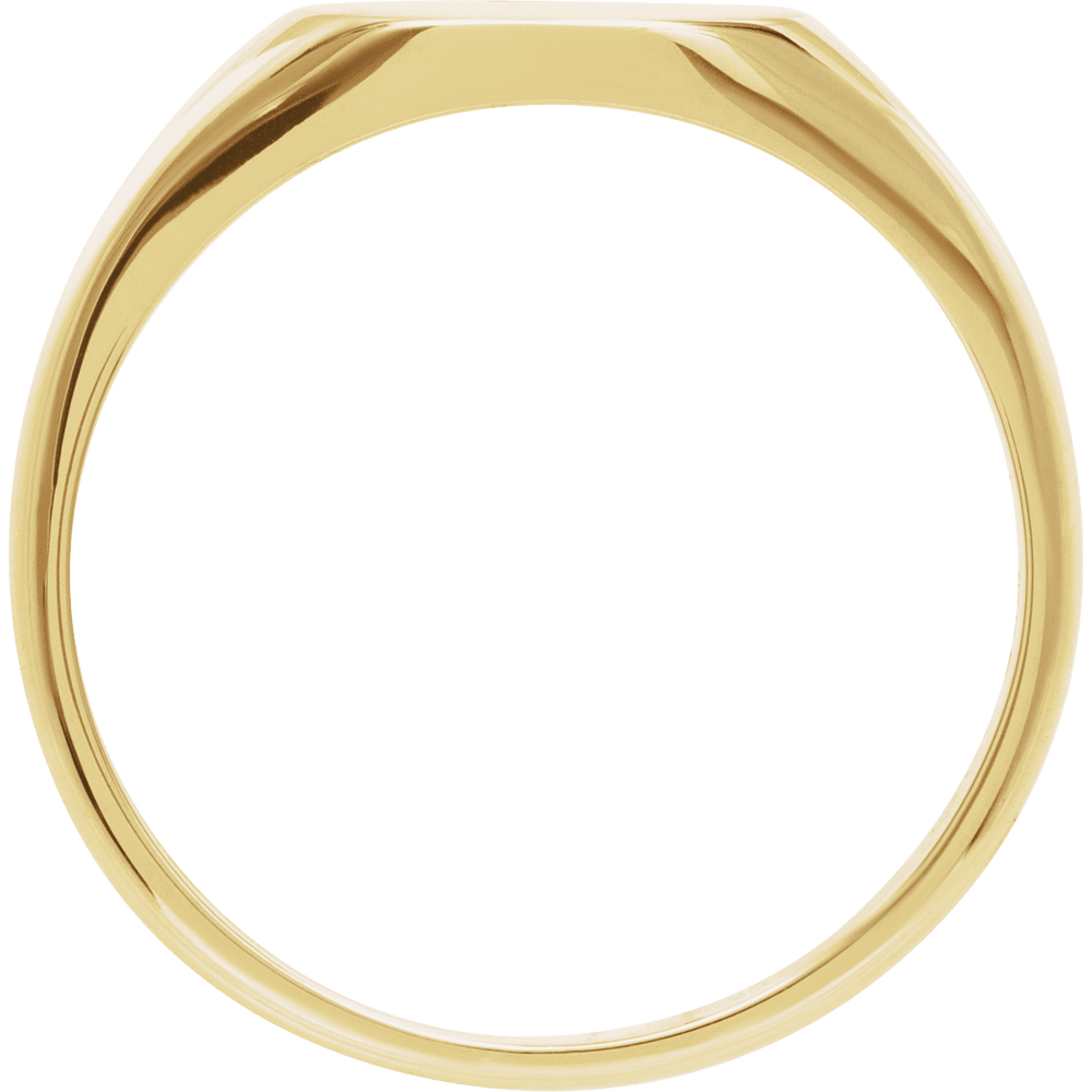 Round Signet Ring