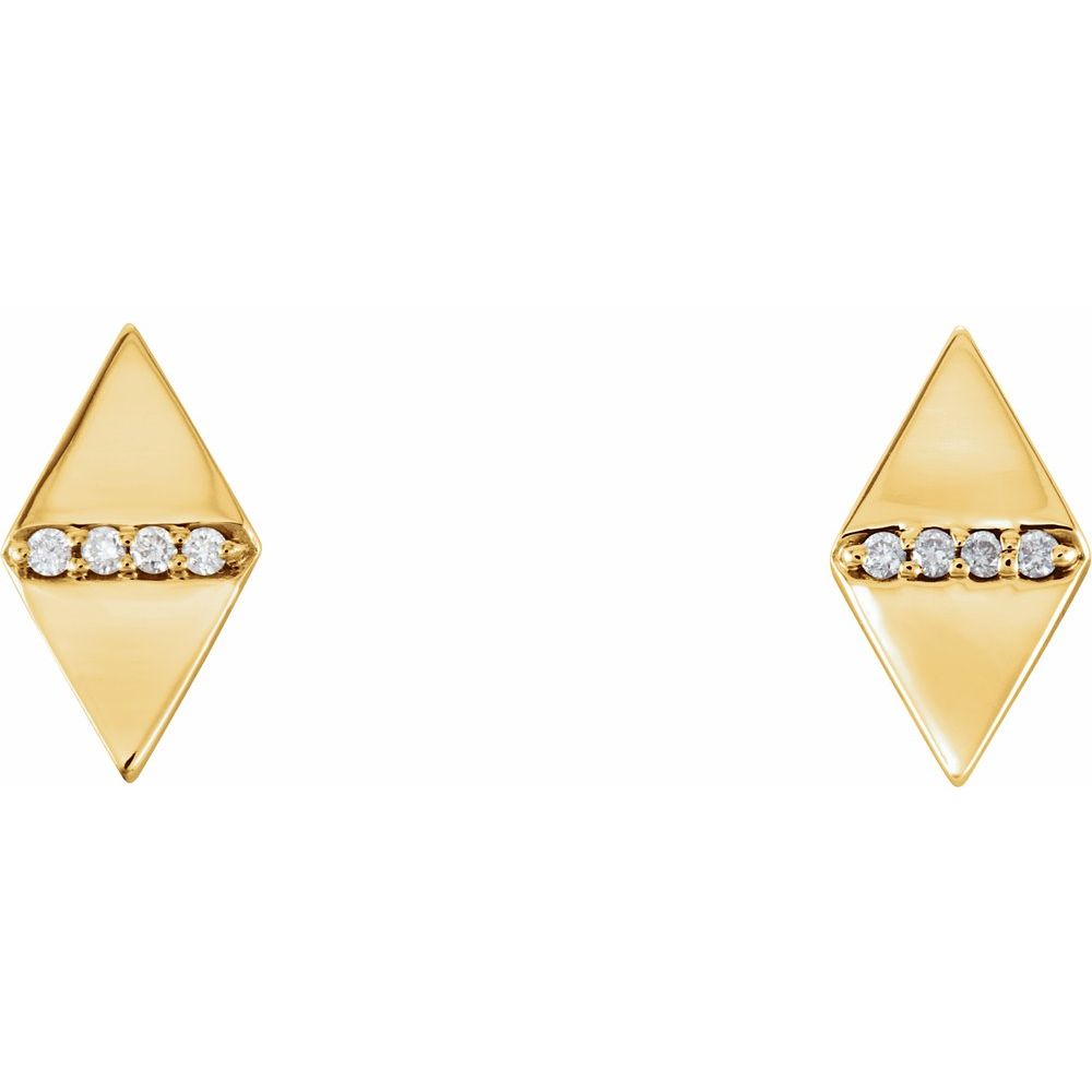 Kite and Diamond Fashion Earrings