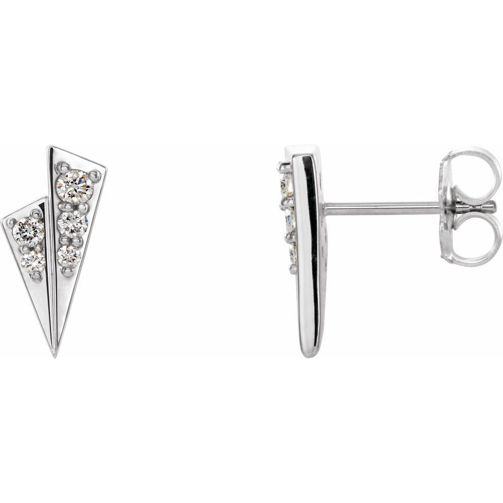 Fly a Kite Diamond Earrings