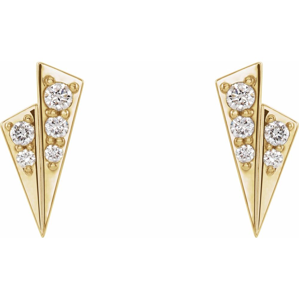 Fly a Kite Diamond Earrings