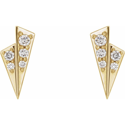 Fly a Kite Diamond Earrings