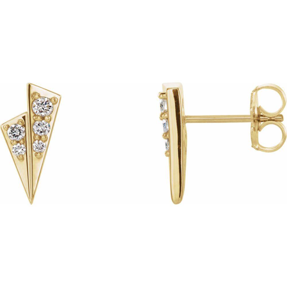 Fly a Kite Diamond Earrings