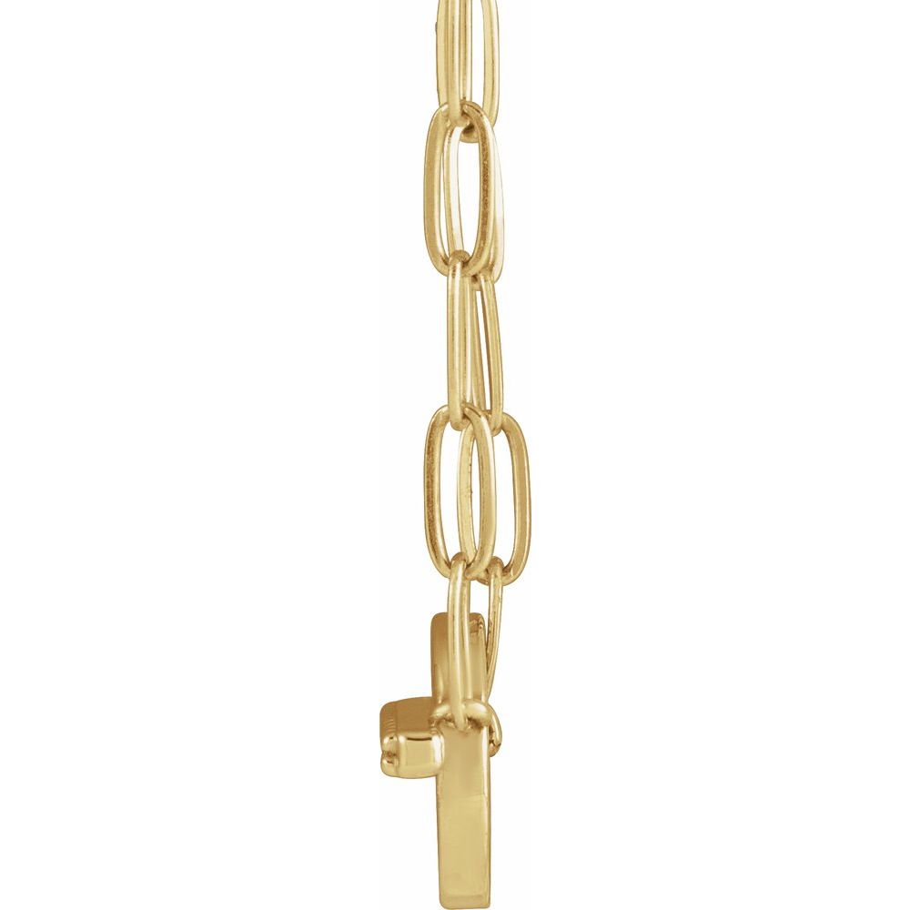 Clip Style Chain with Diamond Toggle Clasp