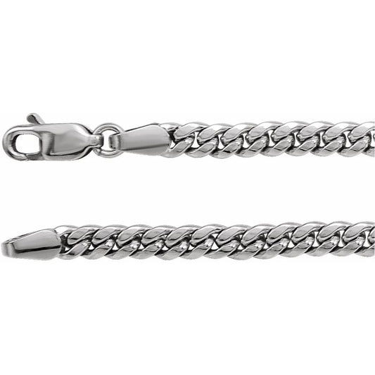 Silver Cuban Link Chain (3.5mm)