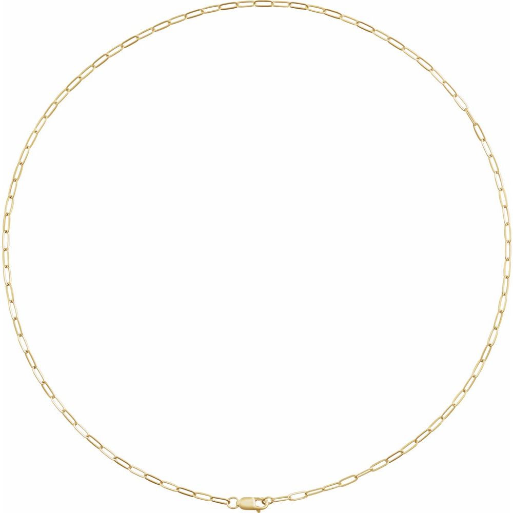 Gold Paperclip Chain (medium)