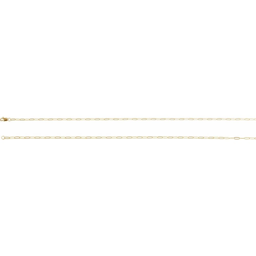 Gold Paperclip Chain (medium)