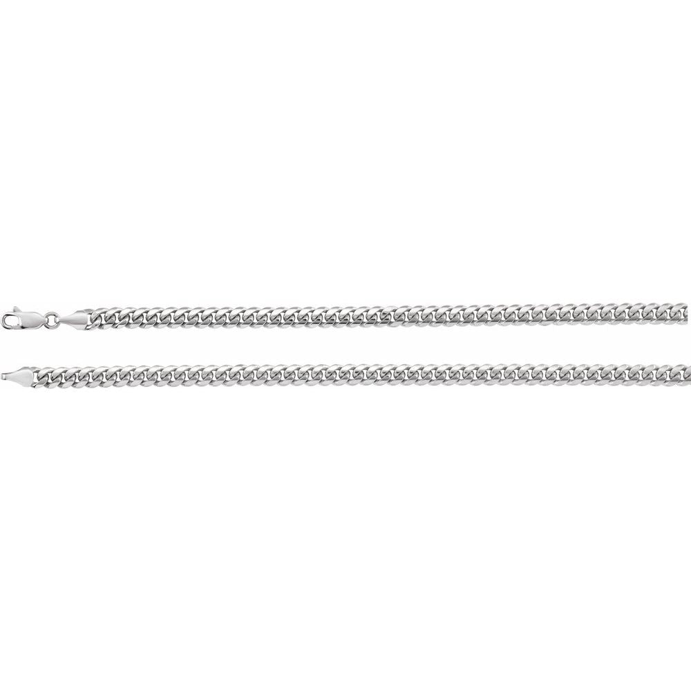 Silver Cuban Link Chain (5mm)