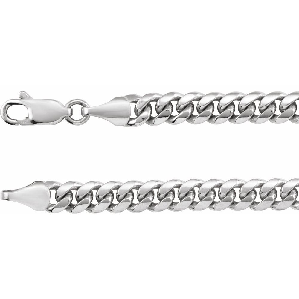 Silver Cuban Link Chain (5mm)